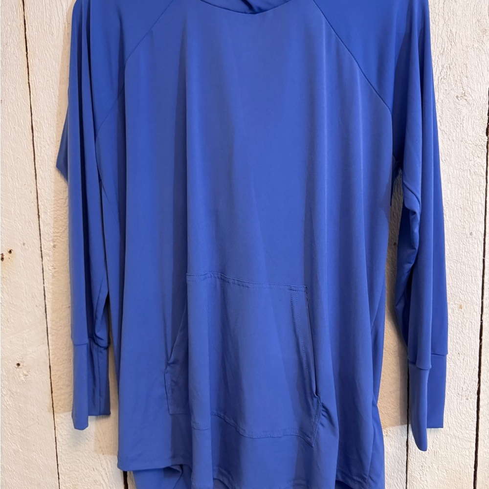 LuLaRoe Blue Hoodie Sweatshirt